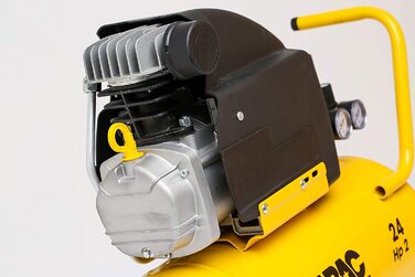 Повітряний компресор ABAC POLE POSITION B20 BASELINE, 24-літровий повітряний компресор, подвійний манометр, макс. тиск 8 бар, впор