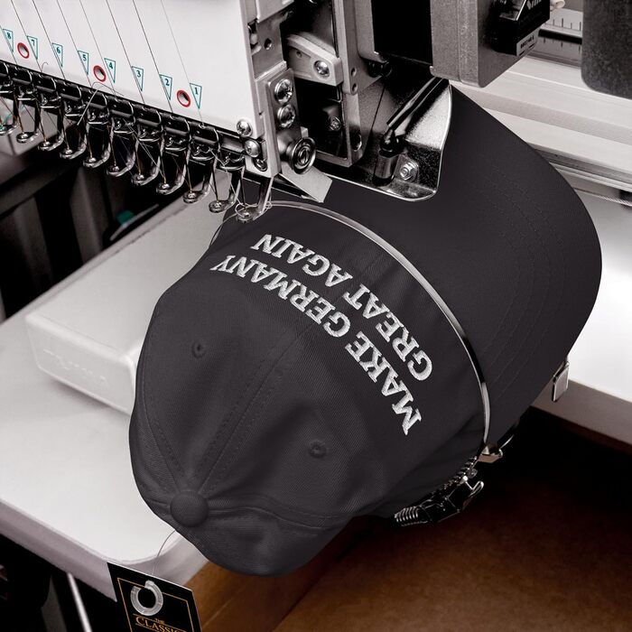 Кепка Зробимо Німеччину знову великою Регульована шапка Тато Німеччини Унісекс-кепка зі 100 бавовни, один розмір, темно-сірий