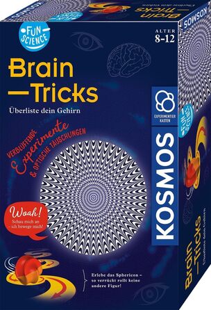 Набір для експериментів Fun Science Brain Tricks KOSMOS, оптичні ілюзії
