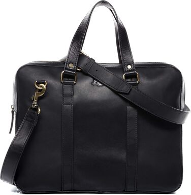 Сумка для ноутбука SID & VAIN з тонкої натуральної шкіри - 15.4-дюймовий ноутбук ділова сумка Maguire - сумка через плече портфель