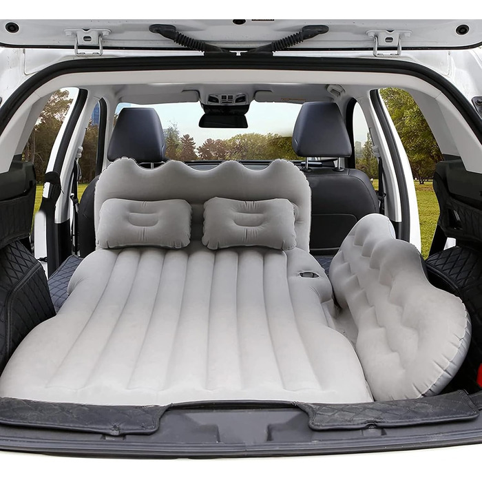 Автомобільний матрац для VW Passat Variant (B8), автомобільні надувні матраци, надувний комбінований надувний матрац для кемпінгу, активного відпочинку на свіжому повітрі, чорний, звичайний чорний