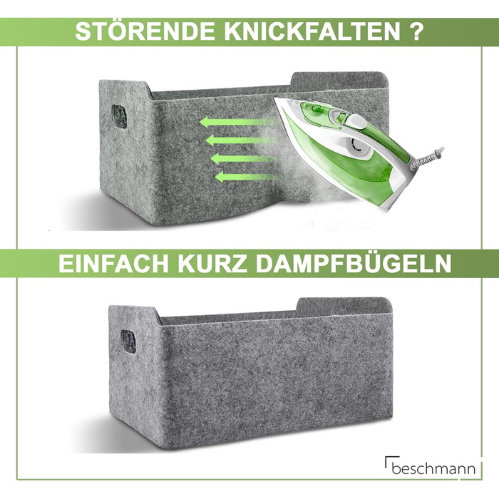 Органайзер для кошика з фетру для зберігання, складна коробка для зберігання, коробка для зберігання з фетру, коробка для зберігання з фетру, кошик для полиці гардеробу, кошик для зберігання з фетру, місце для зберігання в гардеробі (чорний, 3 шт.) 3 шт. 