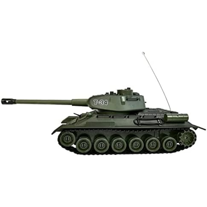 Радіокерований танк T-34 Битва 128 з інфрачервоною системою бою, 2.4 ГГц, колір оливковий