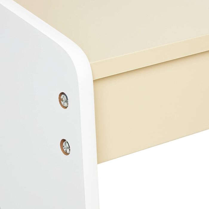 Дитячий комплект сидіння Relaxdays, Дитячий комплект столу, стіл та стілець, Комбінація дитячих сидінь, для хлопчиків та дівчаток, Бежево-білий