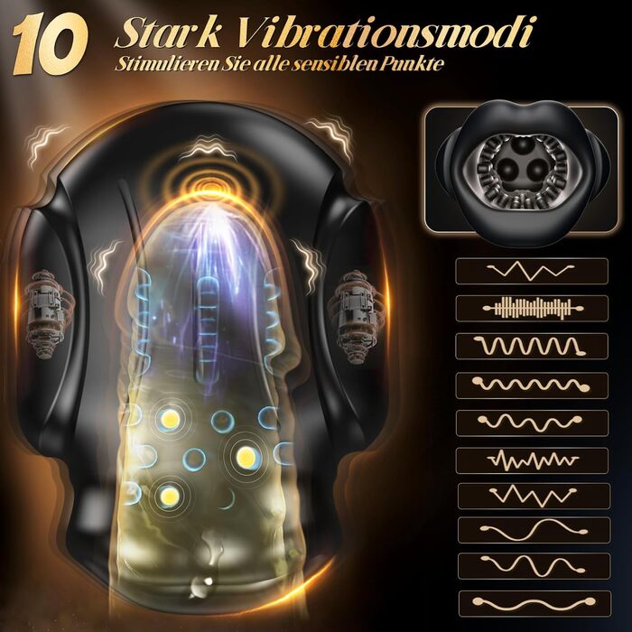 В 1 мастурбатор у формі рота для чоловіків, м&39який мастурбатор для орального сексу, стимулятор головки статевого члена, електрична секс-іграшка для чоловіків, сольний тихий кишеньковий вібратор для пеніса з 10 режимами вібрації та додатком, 4