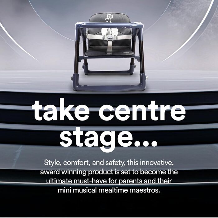 Обідній стілець APRAMO FLIPPA, дитячий, складаний, портативний, сидіння-бустер, сидіння для годування для дітей від 6 місяців до 3
