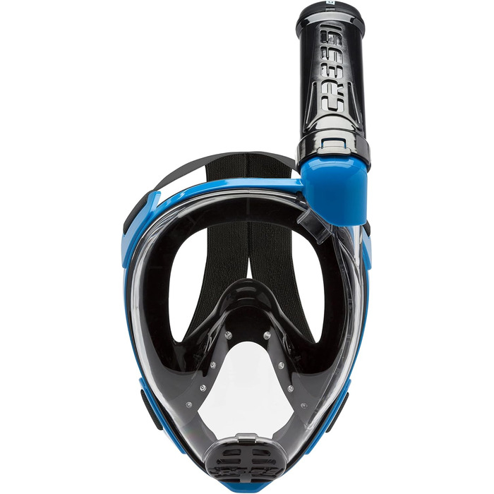 Ласти CRESSI Tonga/Комплект - Легкі регульовані короткі ласти або комплект коротких ласт повнолицьова маска Baron з широким полем зору, ідеально підходять для підводного плавання, плавання, комплект для дорослих короткі ласти повнолицьова маска чорний/син