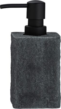 Дозатор для мила WENKO Villata, багаторазовий дозатор для рідкого мила та лосьйону під натуральний камінь, виготовлений з високояк