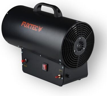 Газовий пропановий обігрівач FUXTEC FX-GH33, потужність 30 кВт, споживання 2,18 кг/год, потік повітря 360C, п&39єзопідпалювання, захист від перегріву, робота від мережі 220240 В, для використання на відкритому повітрі/добре провітрюваних приміщень, 33 кВт