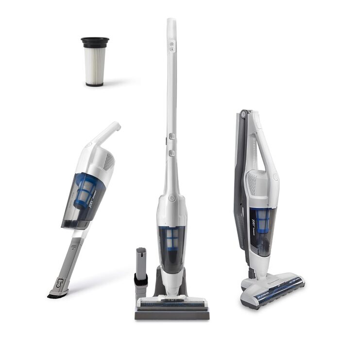 Акумуляторний пилосос 2-в-1 Vacmaster 20V, HEPA 13, 30 хв роботи, безмішковий, для твердих поверхонь, сірий