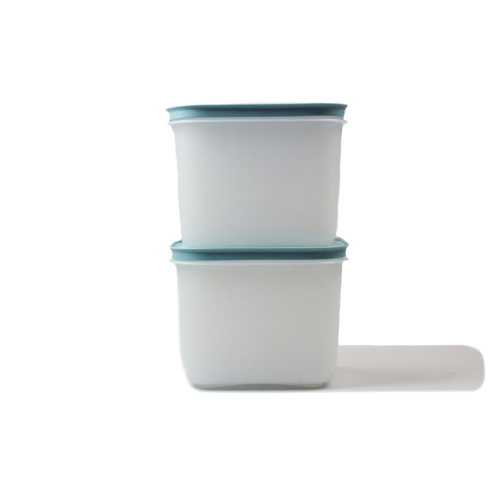 Контейнер для морозильної камери TUPPERWARE 1,1 л (2) біло-блакитний, високий рівень крижаного кристала, крижаний кристал P 21652