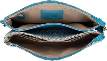 Блакитний клатч для жінок, 004583