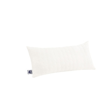 Подушка Irisette з мериносової вовни 40x80 см, наповнювач 100 натуральна вовна, клімат-регулювання, бавовняний чохол, сертифікована Oeko-Tex, вироблено в Німеччині 40 x 80