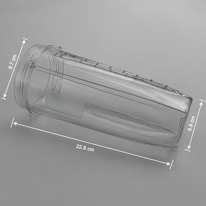 Запасні частини чашки 950 мл, сумісні з кухонним комбайном Ninja Auto iQ BN800EU BN495EU BN750EU BN751, BN801, BL480, BL482, BL642, Foodi SS351, SS401 Запасна частина міксера Ninja 2 упаковки, кружка 950 мл, 2 упаковки