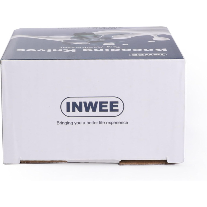 Ніж для тіста Inwee для Thermomix, змінні аксесуари для ножа блендера, що підходять для Thermomix TM6, TM5, TMF, ніж тістоміса з нержавіючої сталі, без залишків тіста та забруднення брудом, швидке очищення ножа для тіста TM5 і TM6