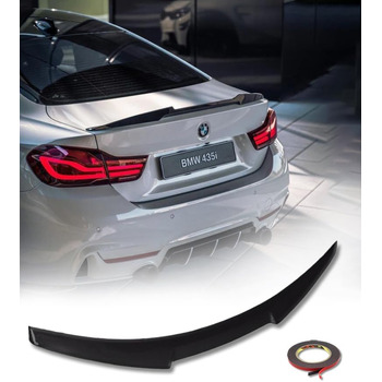 Задній спойлер MpTuned Carbon Look M4, підходить для BMW 4 Series F32 2-дверне купе 2014-2019 420i 428i 430i 435i 440i Задня спойлерна губа