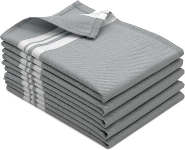 Набір ZOLLNER з 5 бавовняних чайних рушників розміром 50x70 см - добре поглинаючі та міцні кухонні рушники - можна прати при темпе