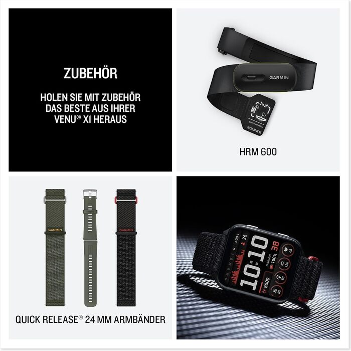 Фітнес-розумний годинник, 2-дюймовий AMOLED-дисплей, до 8 днів роботи від акумулятора, понад 100 спортивних програм, цілодобові функції для здоров&39я та велнесу, телефонія, екранна клавіатура, карти, світлодіодний ліхтарик, чорний, 1 51mm -