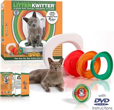 Система привчання котячого туалету LITTER KWITTER Doogie Stuff LK1, 3 кроки