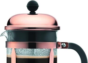 Кавоварка Bodum 1924-18 CHAMBORD на 4 чашки, 0,5 л, насичена мідь
