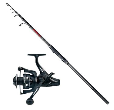 Комбінований набір для риболовлі Tele Monster телескопічне вудилище котушка для риболовлі 3,00 м