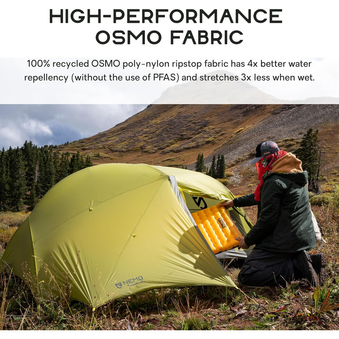 Ультралегкий туристичний намет NEMO Dragonfly OSMO на 3 особи