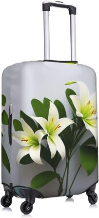 Чохол для валізи Lily Flowers, міцний захист для багажу розміром 45.7-81.3 см, XL, Чорний