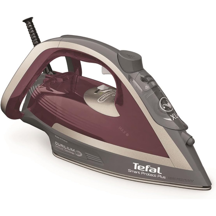 Парова праска Tefal FV6870 Smart Protect Plus 2800 Вт Автоматичне вимкнення Вертикальна подача пари Видатні ковзаючі властивості 2
