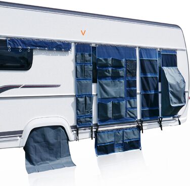 Кишеня для органайзера GEAR Caravan - Підвісна полиця для намету, тенту, каравану 140 х 30 см, 9 відділень