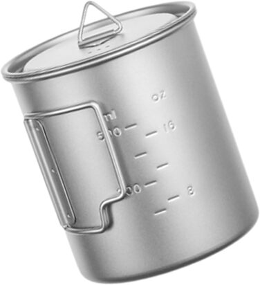 Термостійка кружка для напоїв, кружка для кемпінгу на свіжому повітрі, кава, кружка для скелелазіння для зручних подорожей, компактний посуд для кемпінгу 750 мл