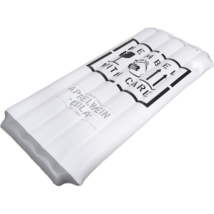 Надувний матрац для басейну - Дизайн банка з яблуком, вином та коли