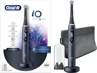 Електрична зубна щітка Oral-B Pro iO 8, Special Edition, чорна