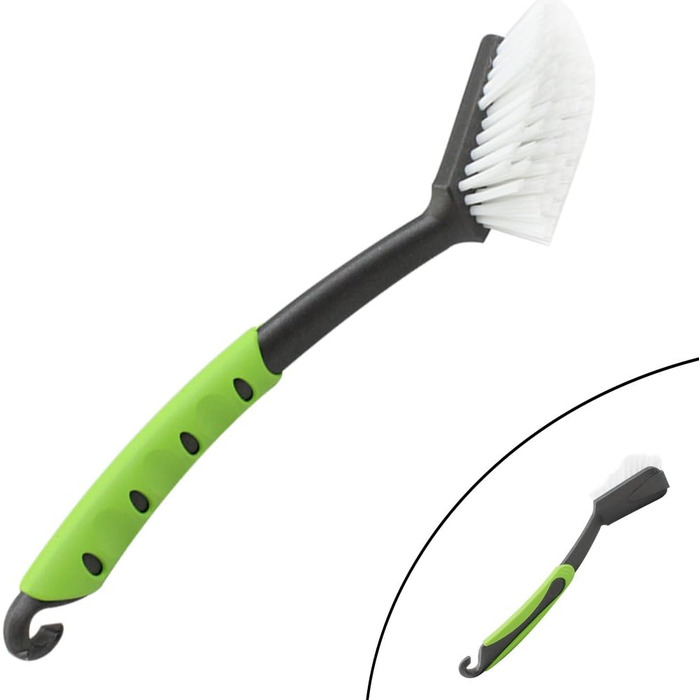 Щітка для миття посуду - кухонна щітка - щітка для миття посуду - щітка для сковорідок - бл. 29 x 6,5 x 6 см (вибір кольорів варію