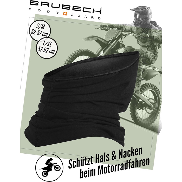 Балаклава BRUBECK X-Pro Half Balaclava Чоловіча Жіноча Клімат-регулюючий Маска для обличчя Балаклава Функціональний одяг Дихаюча KM10430 X-pro Чорна L-XL