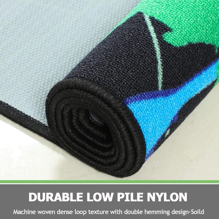 Килимок для ігрового контролера Capslpad 100x160см нековзний барвистий ігровий килимок з коротким ворсом друковані килимки для геймерів