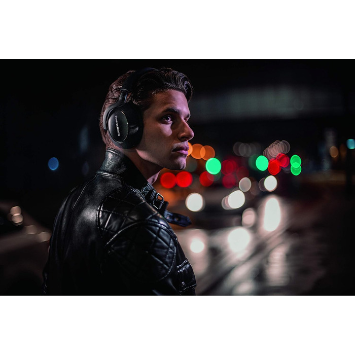 Бездротові накладні навушники Bowers & Wilkins PX7 з адаптивним шумозаглушенням - карбоновий, середній, FP42714