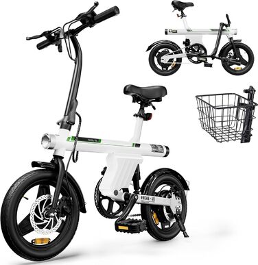 Складаний електровелосипед Finbike U1, 14" – компактний та зручний для міста