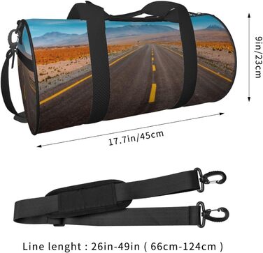 Дорожня сумка Пустельна траса, спортивна сумка для чоловіків та жінок, сумка-мішок, спортивна сумка