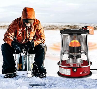 Портативний нафтовий обігрівач HOMELUX для використання в приміщенні, 4,5 л та 8900 BTU/год (DMY-229)