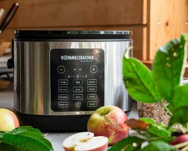 Мультирісоварка ROMMELSBACHER MRK 650 12 програм, таймер відкладеного старту на 24 год, 3D-технологія нагріву, керамічне покриття, об'єм 2 л (до 10 порцій рису)