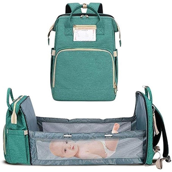 Портативна пеленальна сумка, 3 в 1 багатофункціональна сумка для дитячих підгузників конвертована багатофункціональна пеленальна с