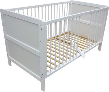 Дитяче ліжко Micoland Junior Bed Side Bed Baby Bed 3-в-1 White