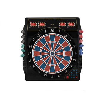 Електронна мішень для гри в дартс Karella CB-50 з 27 іграми та 159 варіаціями ігор, точні турнірні розміри, 2-лункова конструкція, професійний пристрій