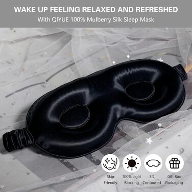 Шовкова маска для сну, 3D контурні чашечки, маска для сну і пов'язка, дихаюча і м'яка для сну, йоги, подорожей (темно-рожева), 22