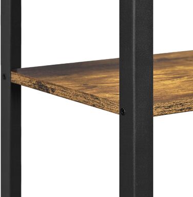 Вінтажний телефонний столик Yaheetech, приставний столик з 3 полицями, маленька тумбочка, столик для дивана, 40 x 30 x 74,5 см, металевий каркас, ідеально підходить для вітальні, спальні, офісу