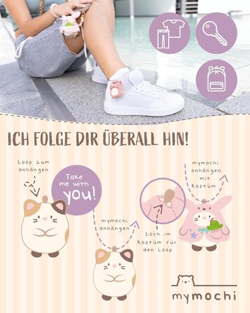 М'яка іграшка NICI mymochi Cuddly Toy Set Penguin Waddle 61143, 8 см