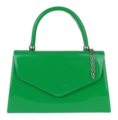 Жіночі сумочки-клатчі, твердий міні-валіза, зелений колір
