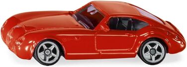 Автовоз MAN, масштаб 150, у комплекті 2 іграшкові автомобілі, метал/пластик, жовто-сріблястий, знімний причіп, платформа автовоза опускається (помаранчево-сріблястий), 3944