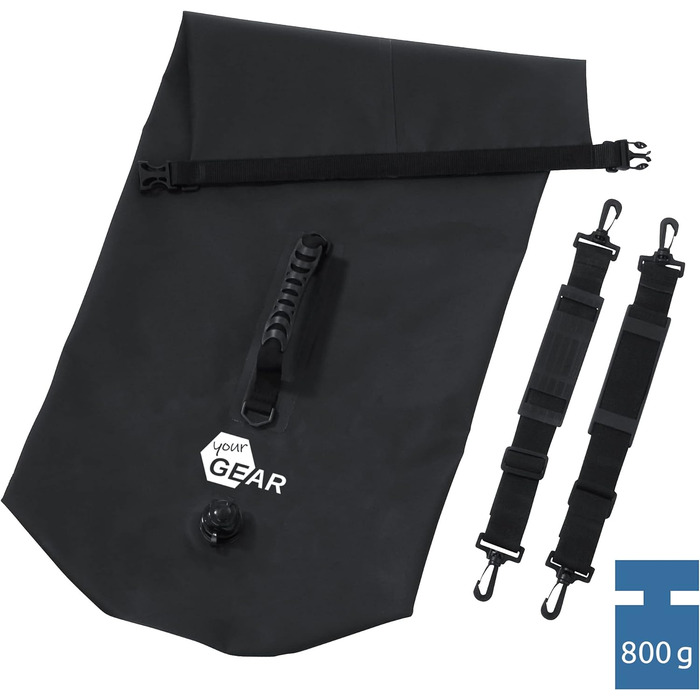 Ваш гермомішок GEAR 20 л 30 л Водонепроникний рюкзак 50 л Сухий мішок Речовий мішок Сумка Dunnage з плечовими ременями, ручкою для