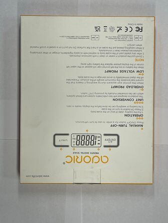 Професійні електронні ваги, кухонні ваги з РК-дисплеєм - чудова точність до 1 г (максимальна вага 5 кг) - сріблястий